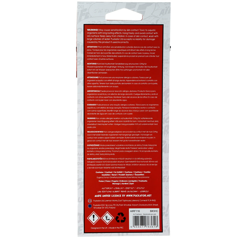 ASTERIX - Astérix - Car Air Freshener - Strawberry