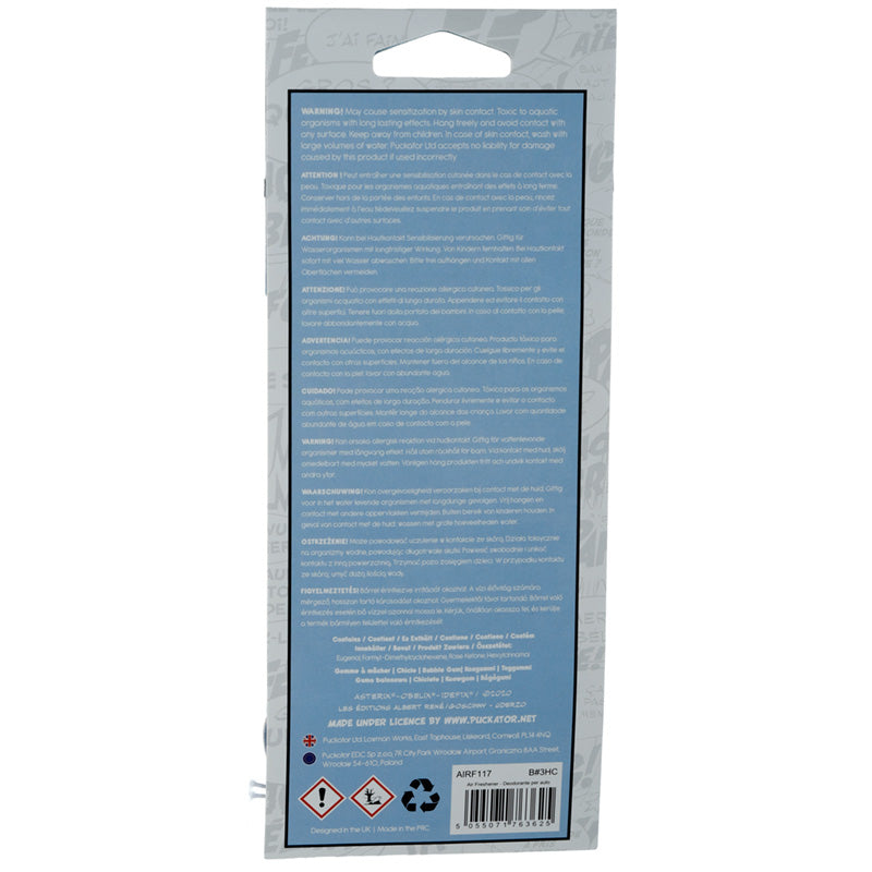 ASTERIX - Obélix - Car Air Freshener - Bubble Gum