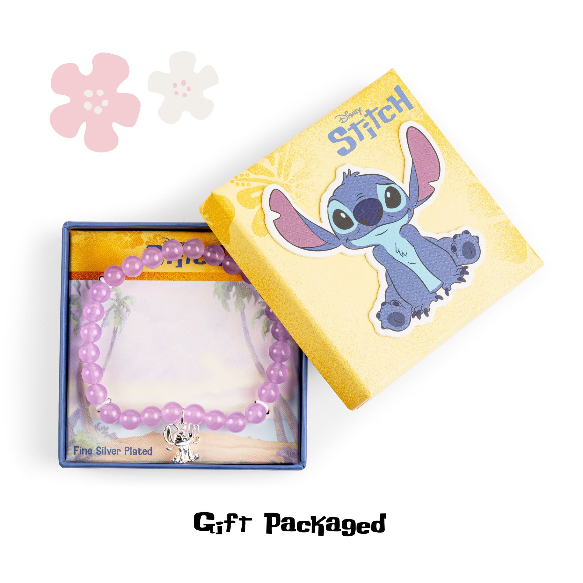 ANGEL - Beads Bracelet + Charm - Plated Brass