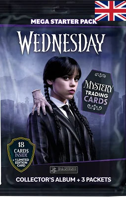 WEDNESDAY- Panini Trading cards (1 col + 3 poch + 1 Ed lim.) - ENG