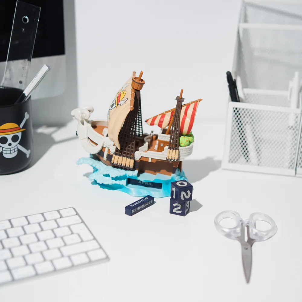 ONE PIECE NETFLIX - Going Merry - Resin 3D Perpetual Calendar