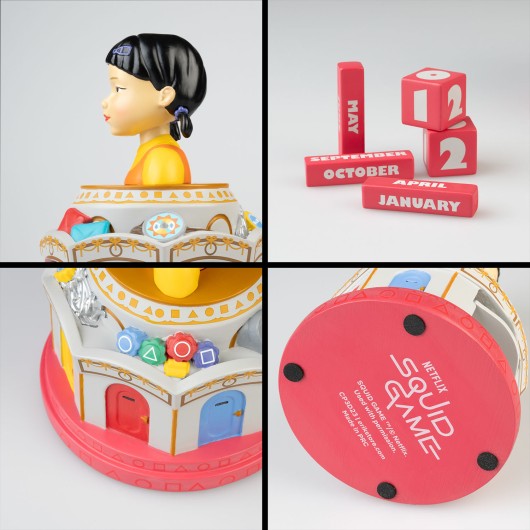 SQUID GAME - Doll - Resin 3D Perpetual Calendar