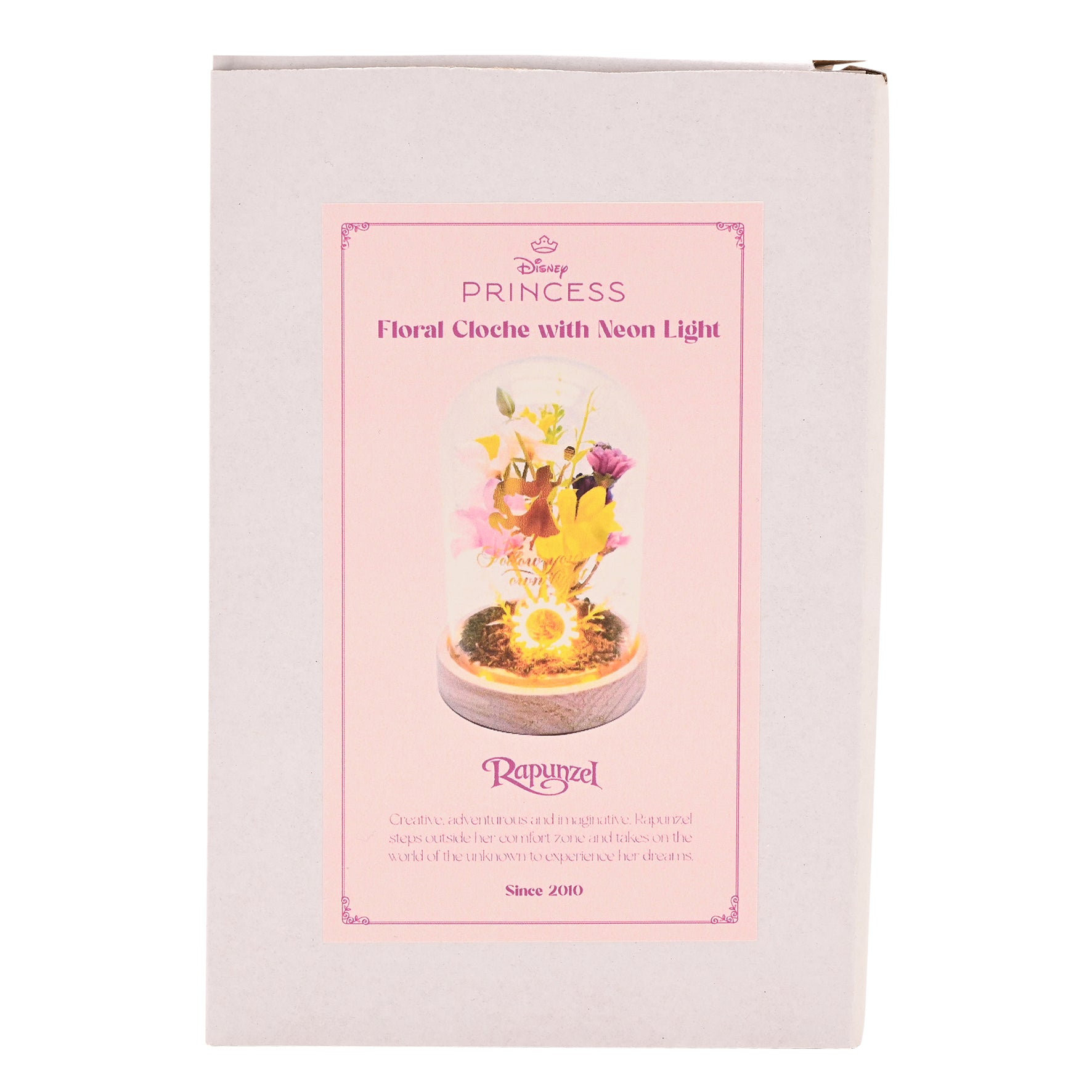 DISNEY PRINCESS - Rapunzel - Floral Cloche with a Neon Light