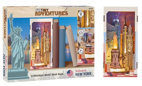 BOOK NOOK KIT - New York - 221pc + LED Light