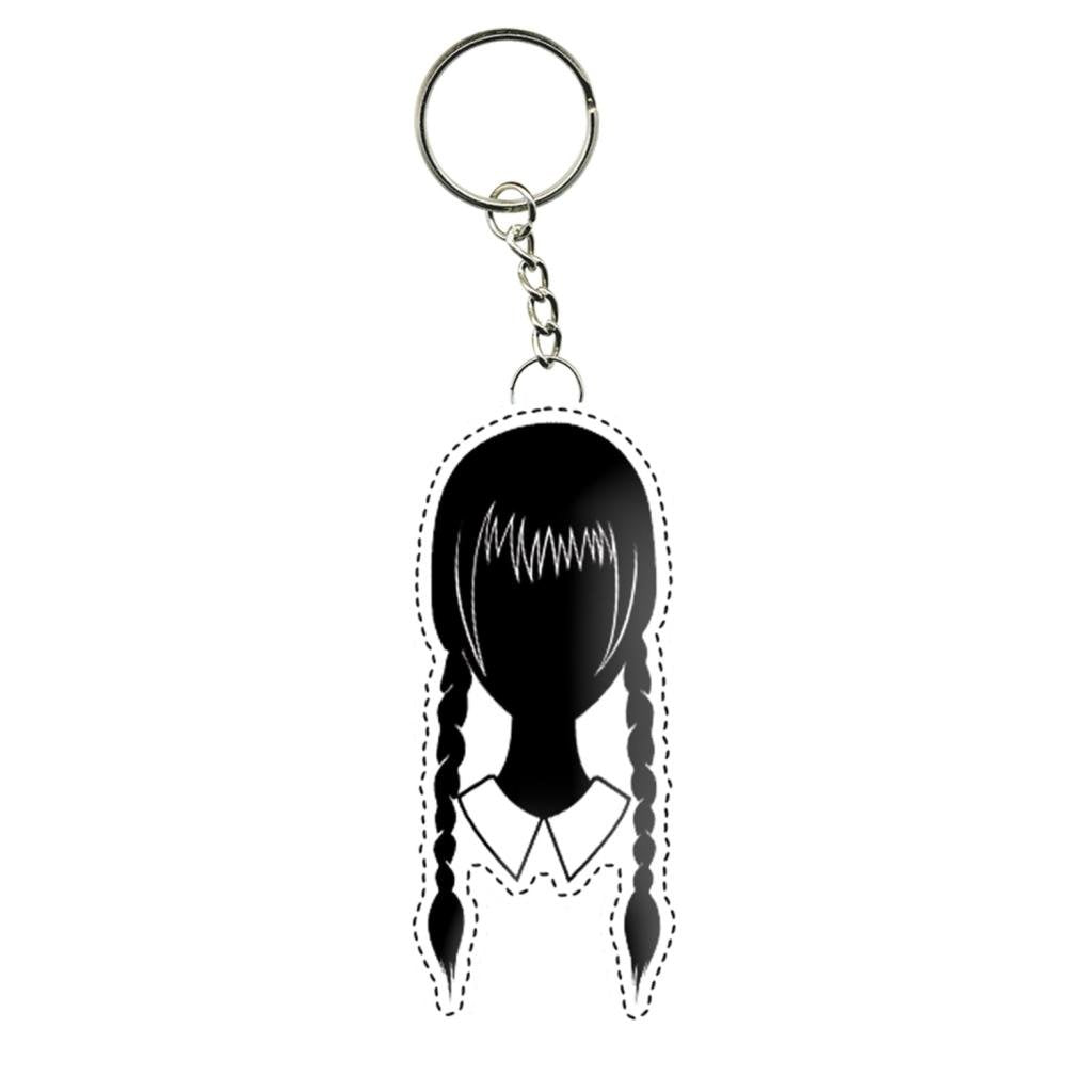 WEDNESDAY - Wednesday Head - Rubber Keychain