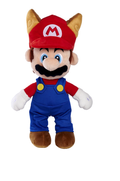 SUPER MARIO - Racoon Mario - Peluche 30cm