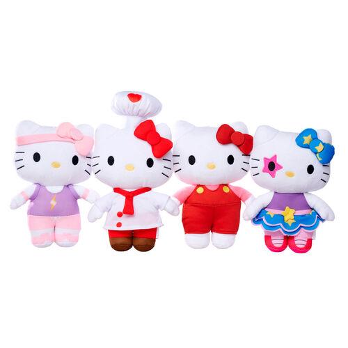 HELLO KITTY - Assortment of 12 Plushs - 4 Models - 20cm