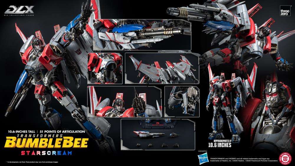 TRANSFORMERS - DLX Starscream (Bumblebee) - Figure 27cm