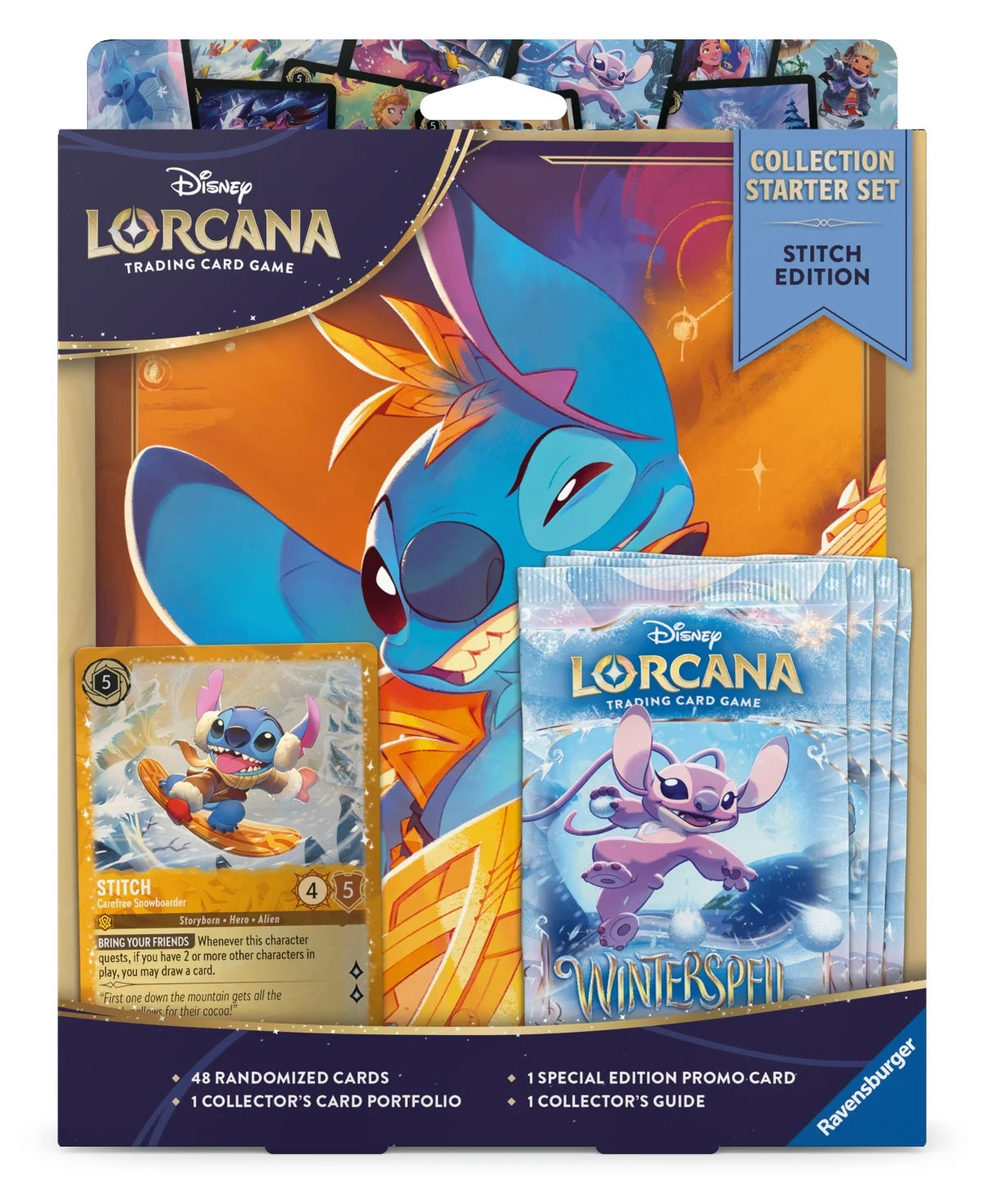DISNEY - Lorcana -Trading Cards Collec. Starter Set Stitch Edition -EN