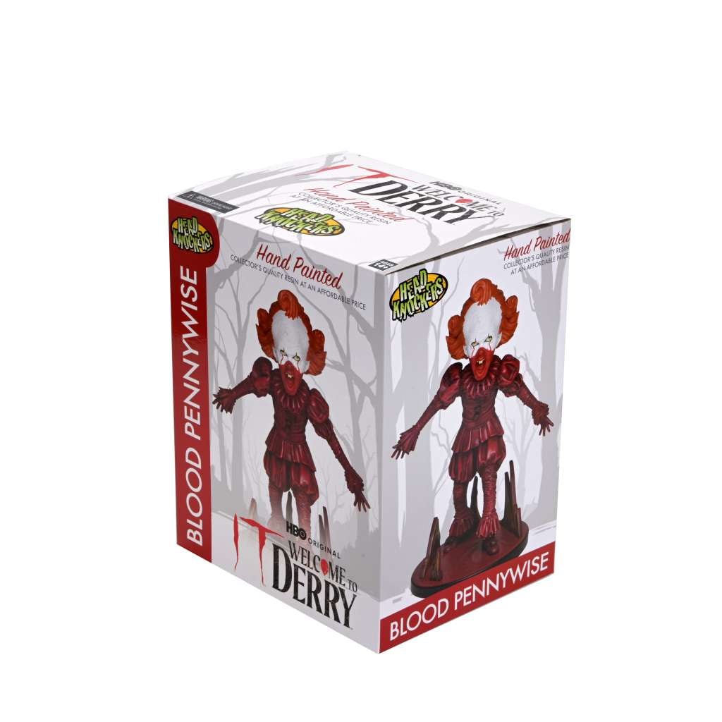 WELCOME TO DERRY - Blood Pennywise - Headknocker 18cm