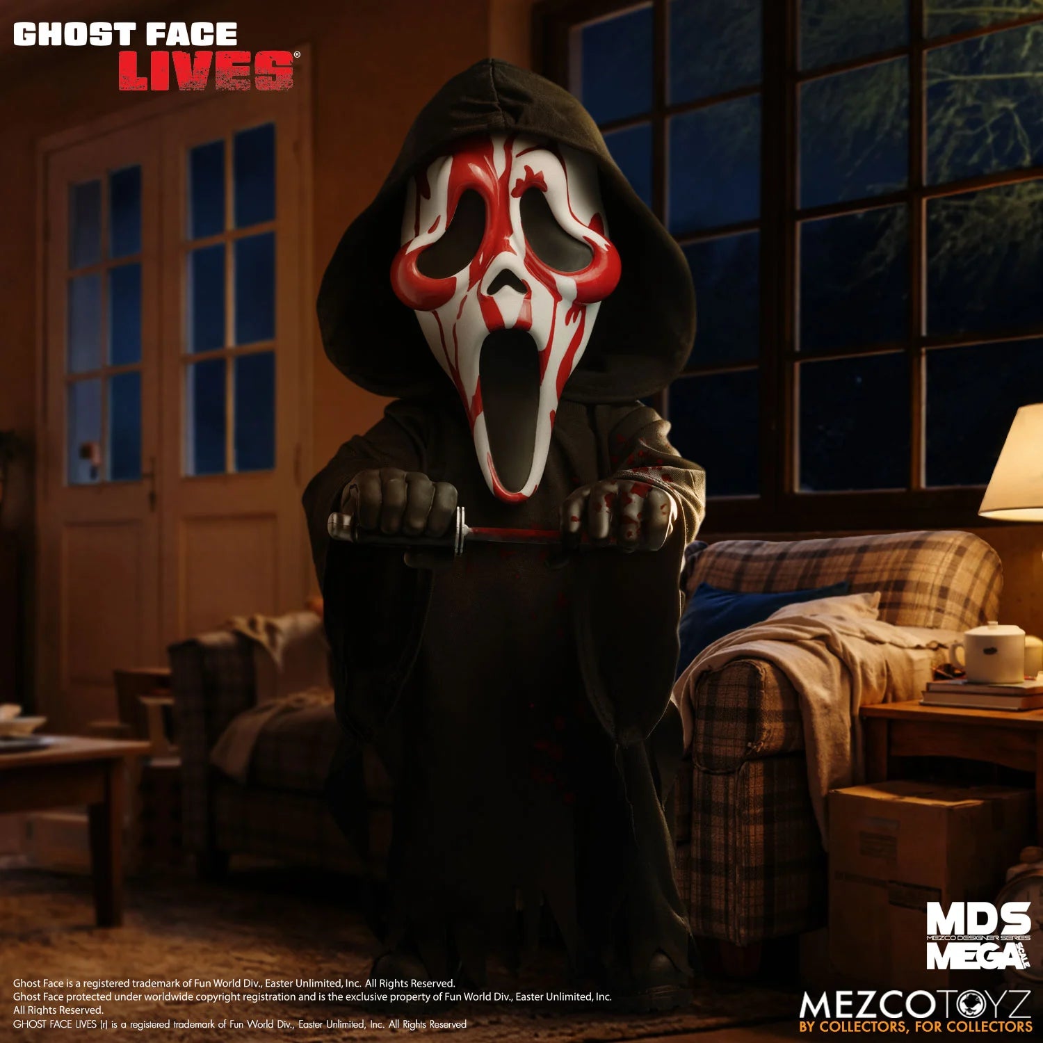 SCREAM - Bloody Ghost Face - MDS Mega Scale Talking Doll 37cm