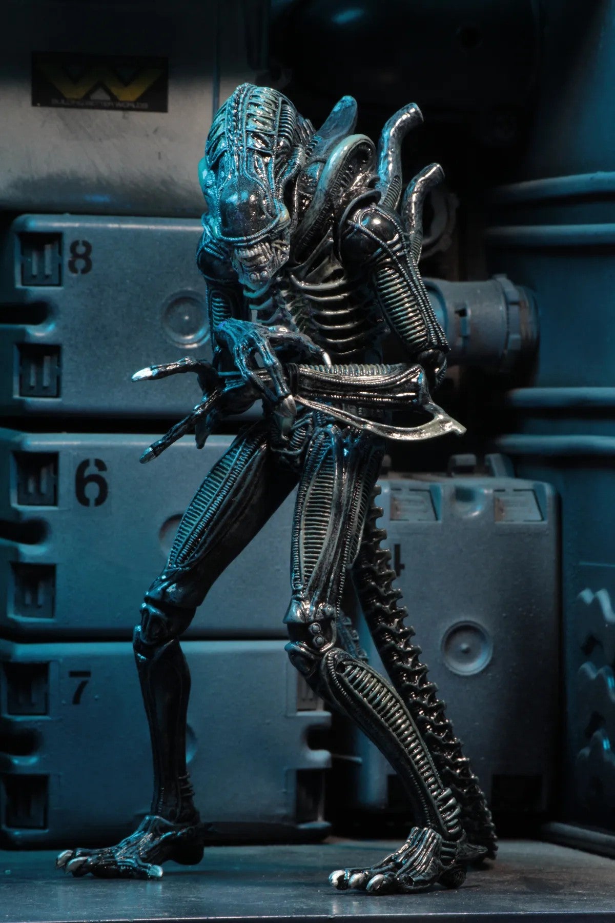 ALIENS - Warrior Alien Blue - Figure Ultimate 23cm