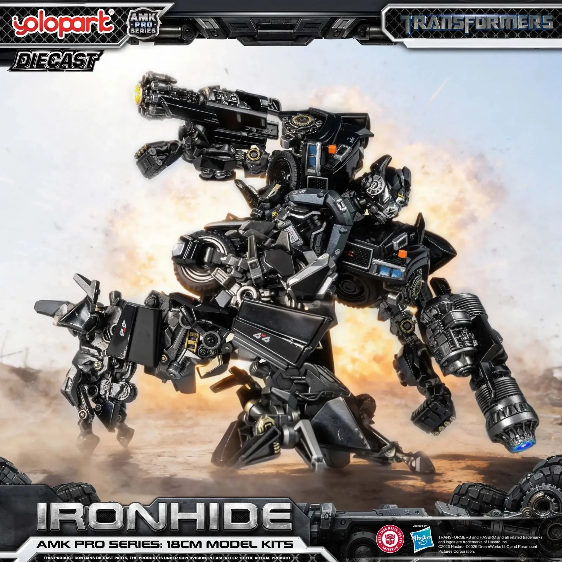 TRANSFORMERS 2007 - Ironhide - Model Kit AMK Pro 18cm