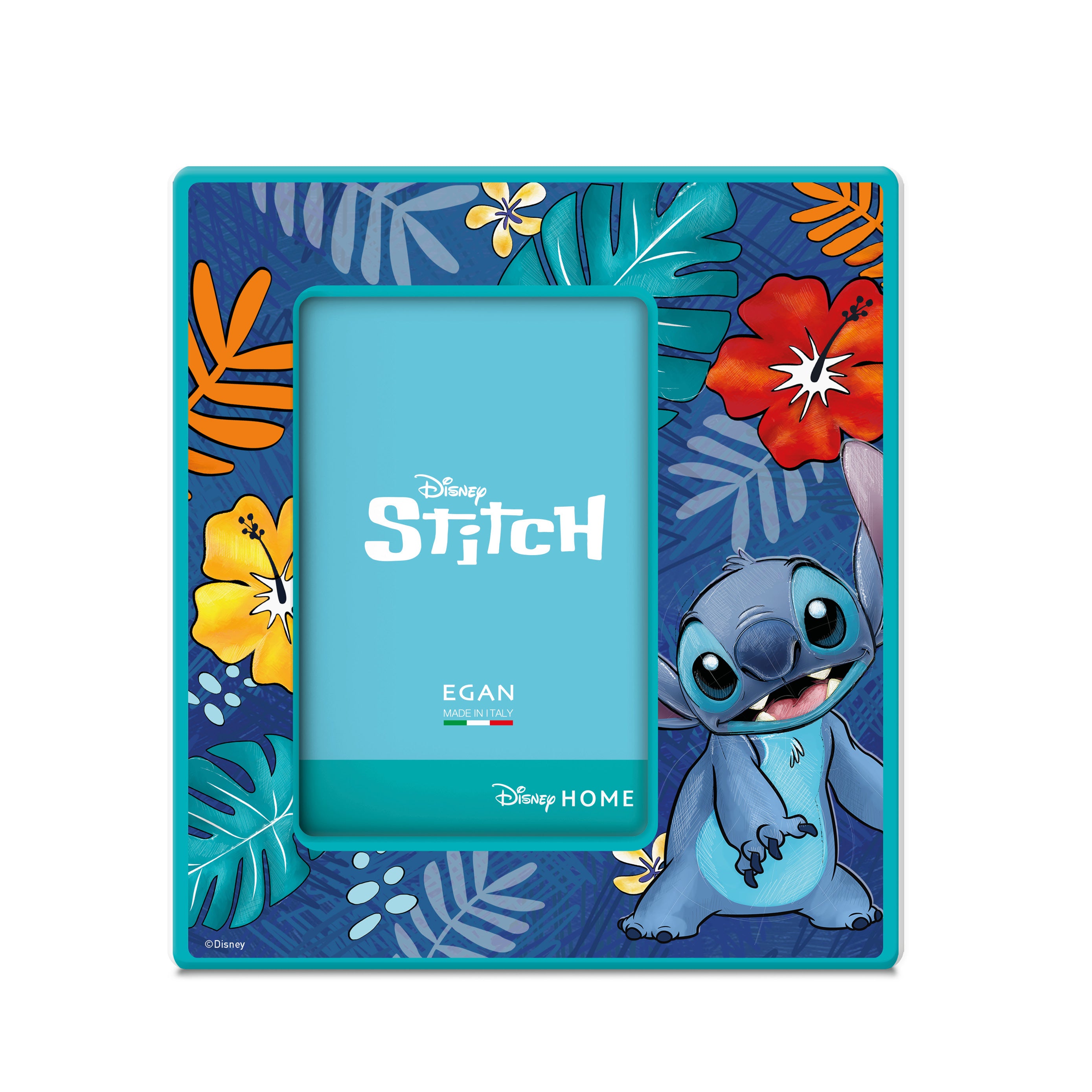 STITCH - Ceramic Photo Frame 20x18cm - Blue