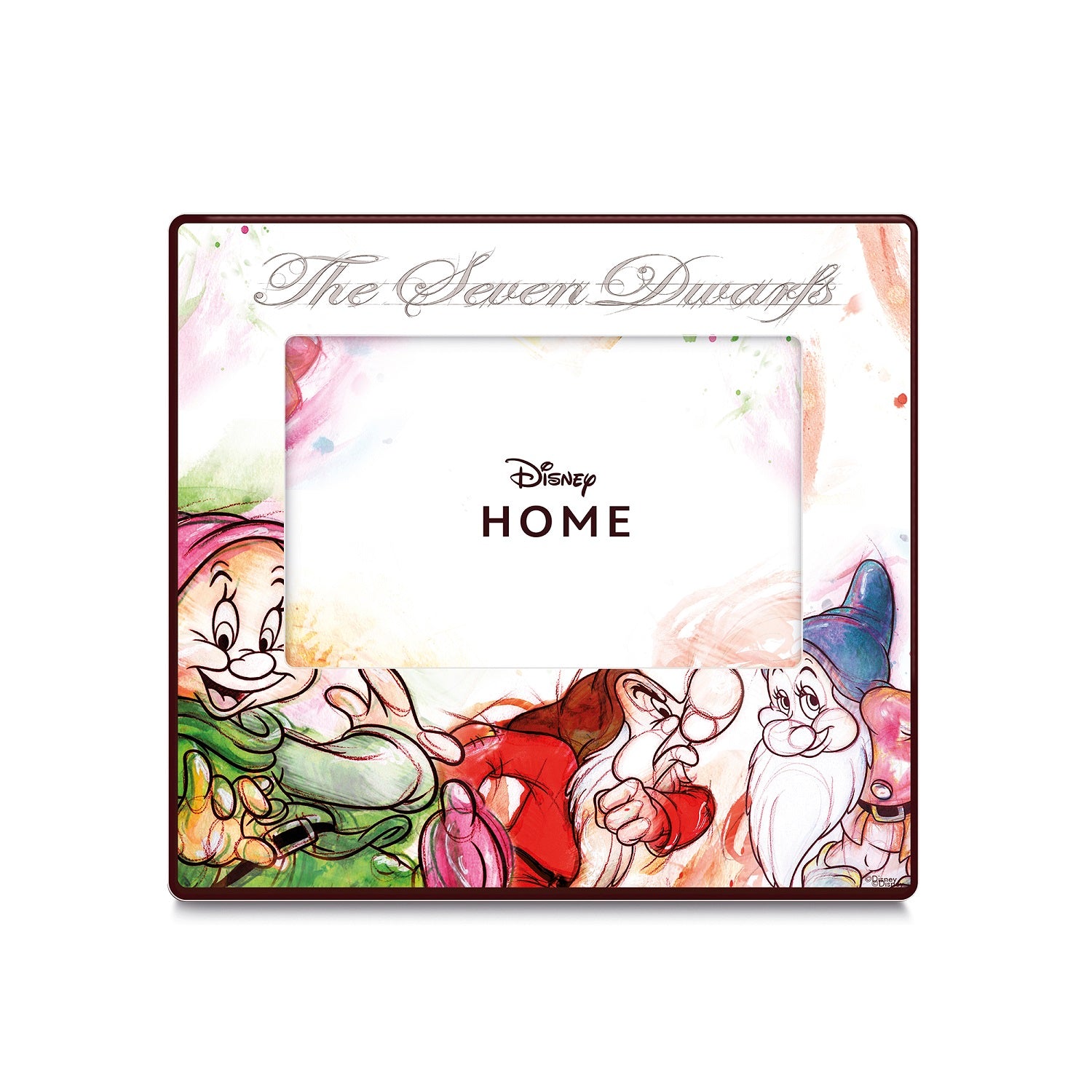 DISNEY / SEVEN DWARFS - Ceramic Photo Frame 20x18cm