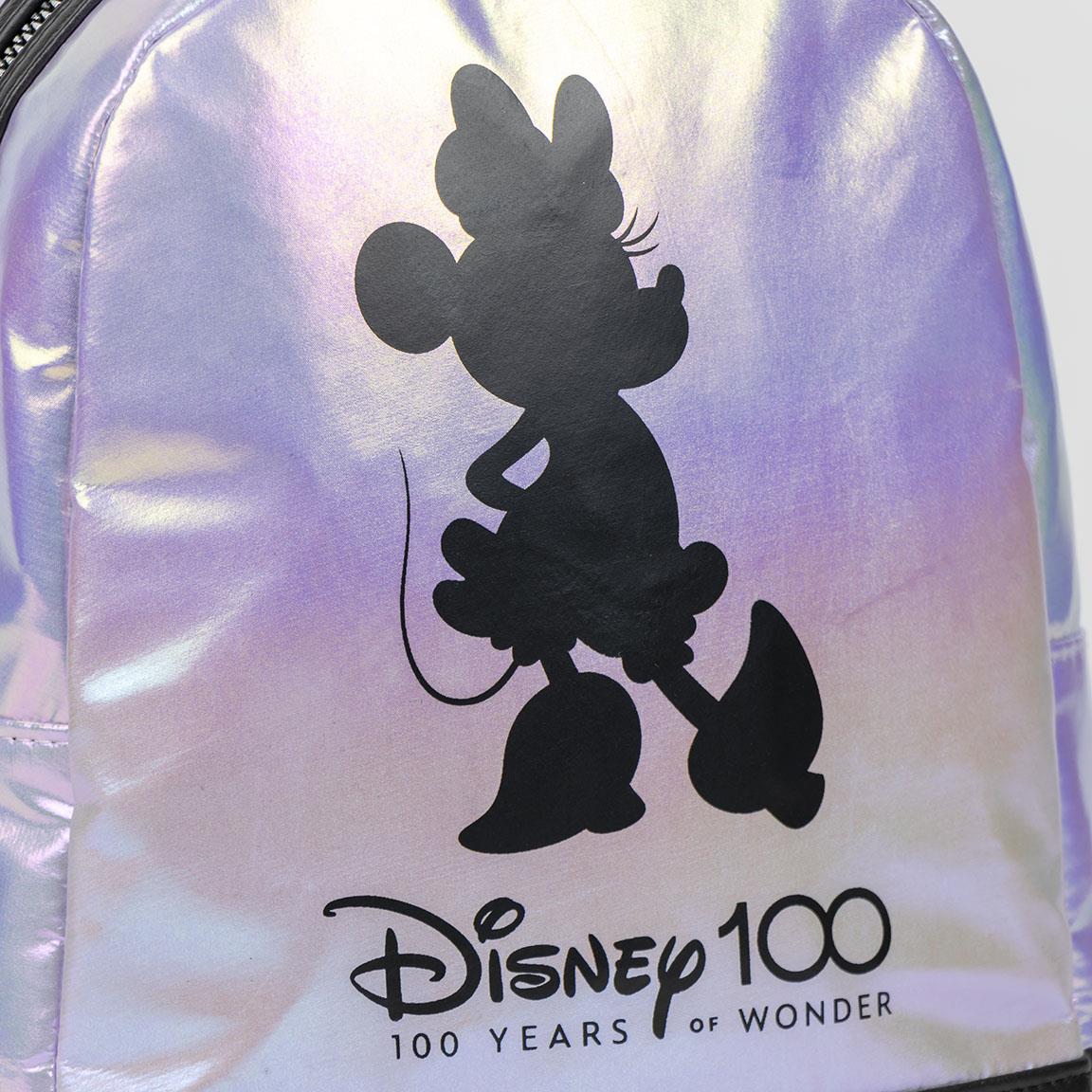 DISNEY 100 Jahre – Minnie – Mini-Rucksack aus Kunstleder mit Perlenmuster