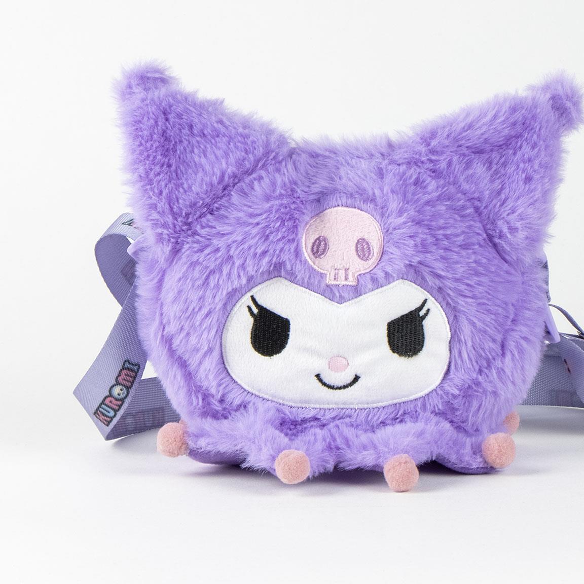 KUROMI - Head -  Plush Shoulderbag - 17x14x4cm