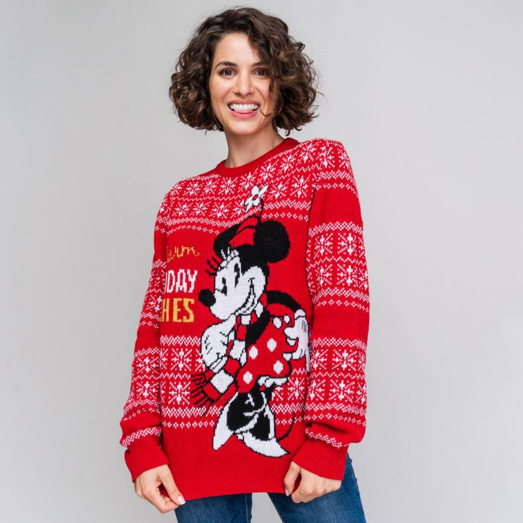 MINNIE - Winter Fun - Christmas Jumper (L)