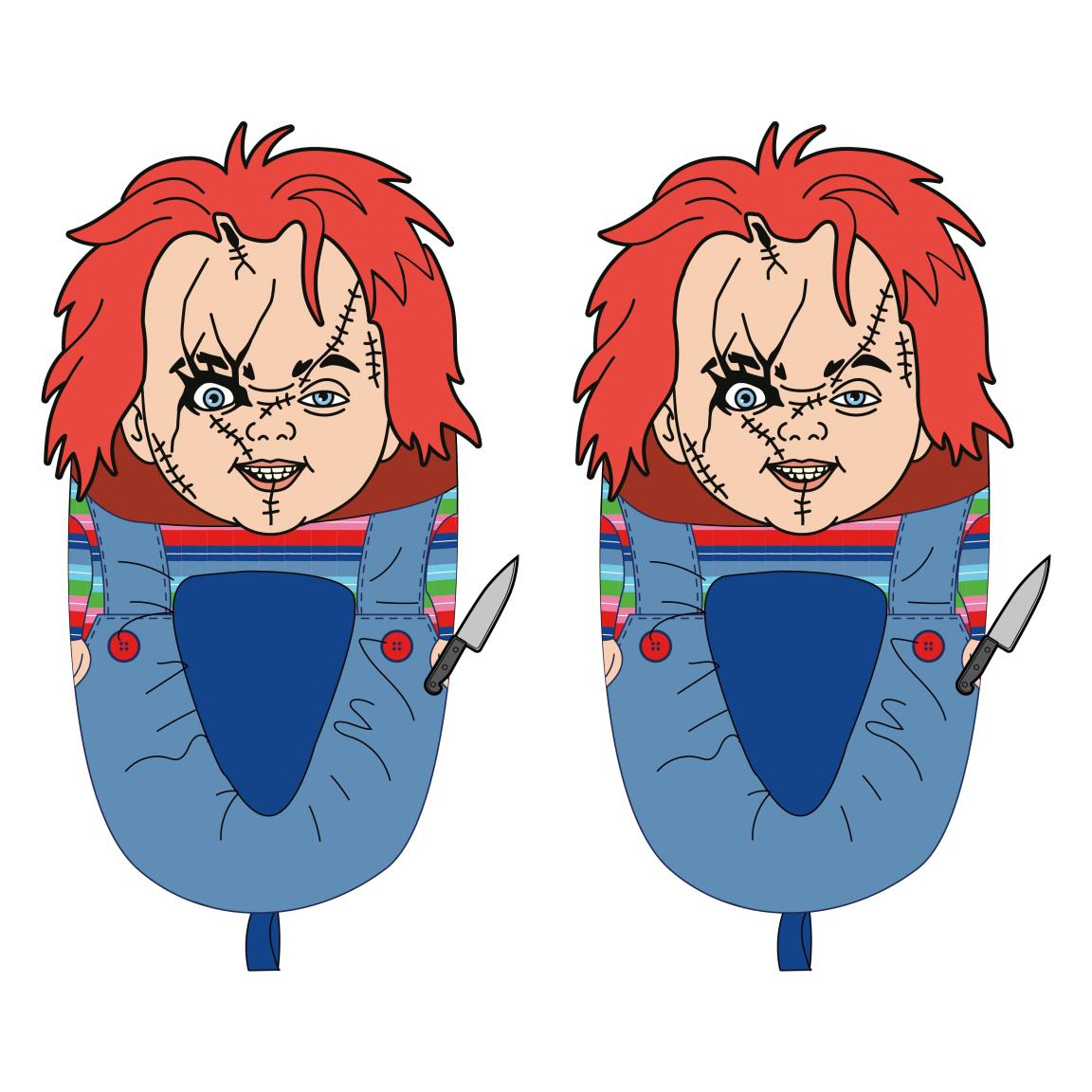 CHUCKY - 3D Slippers - S UK 9/9,5