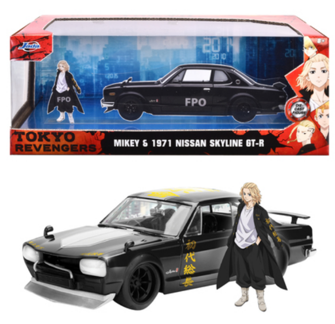 TOKYO REVENGERS - Mikey & 1971 Nissan Skyline GT-R - 1:24