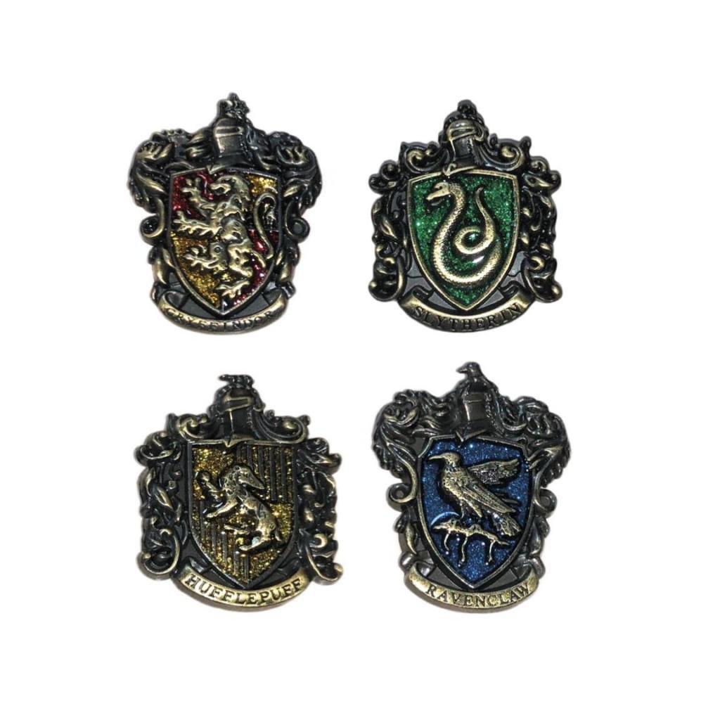 HARRY POTTER - The 4 Houses - Pack of 4 Metal Pin's