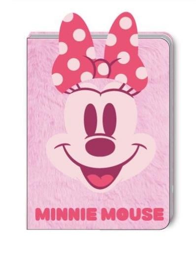 MINNIE - Smiley - Premium Fur Notebook - Size A5