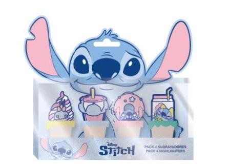 STITCH - Pack of 4 mini Highlighters "food"