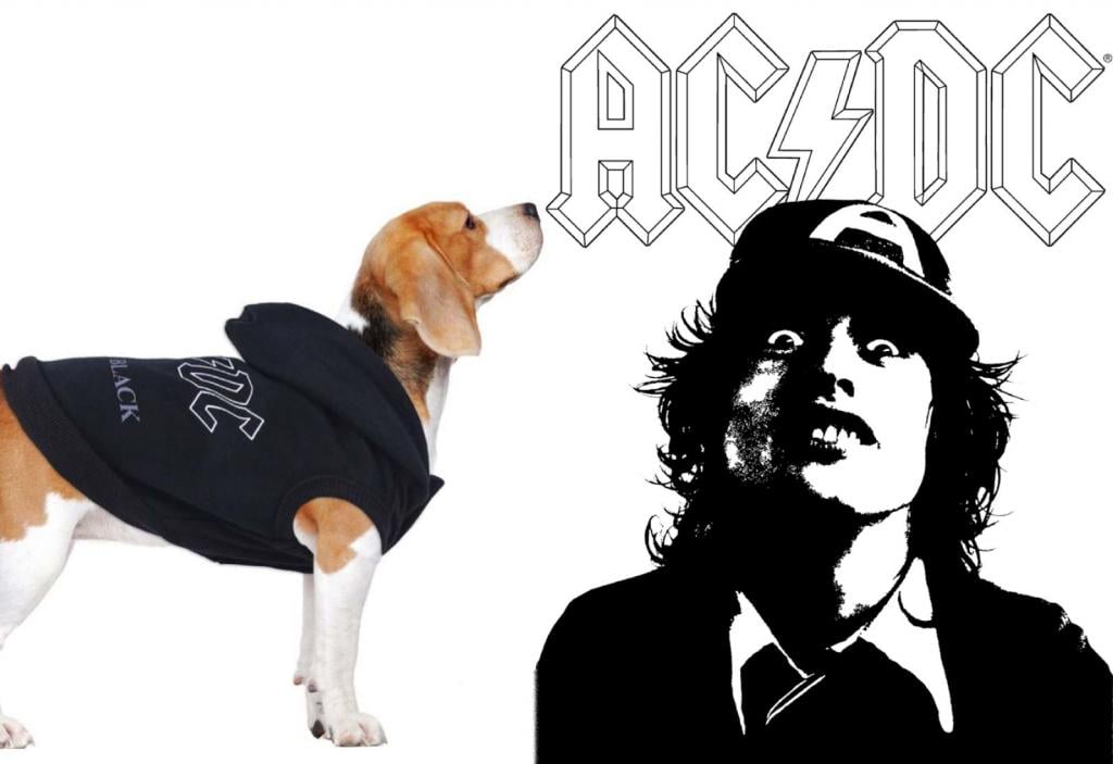 AC/DC - Dog Hoodie - XS