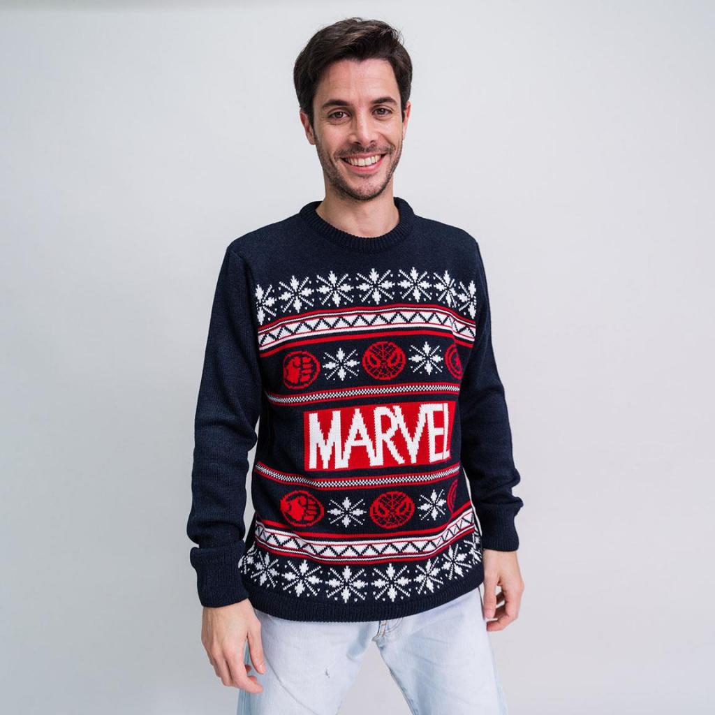 MARVEL - Winter Fun - Christmas Jumper (2XL)