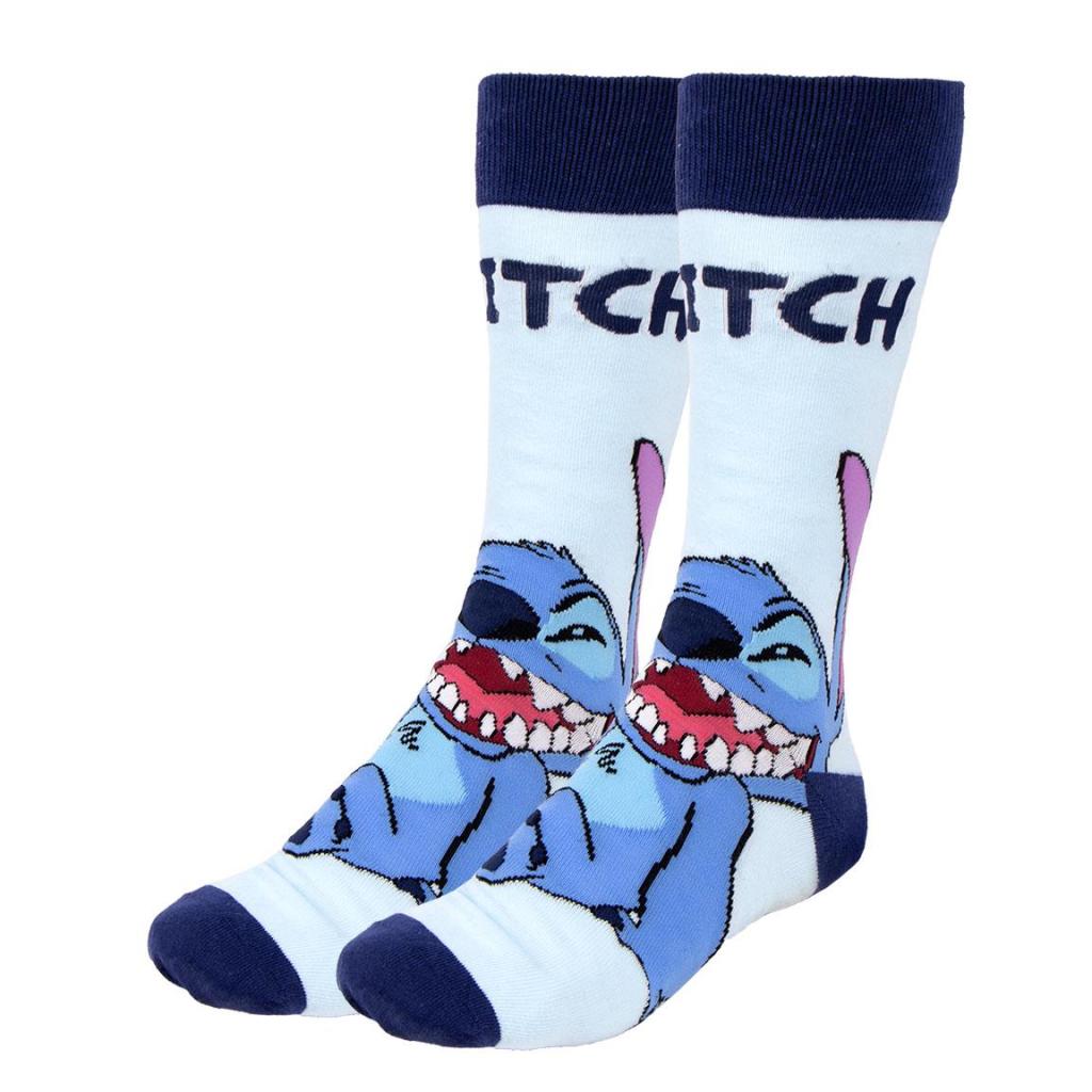 STITCH - Happy - 3 Pairs socks Pack (UK Size 6,5-11)