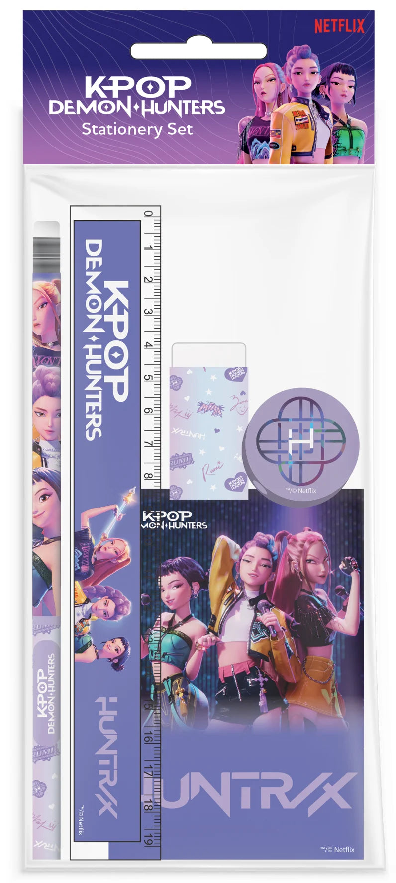 K-POP DEMON HUNTERS - Stationery Set - 5pc.