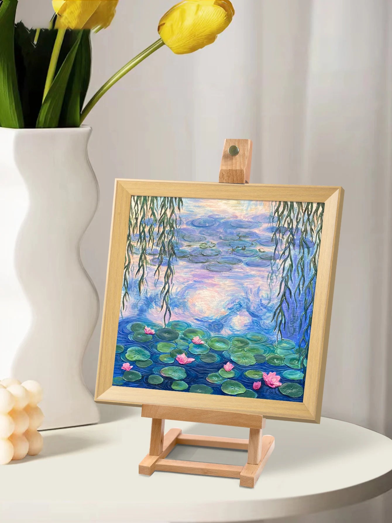 Resin DIY 3D Painting - Water Lilies - 34x34cm