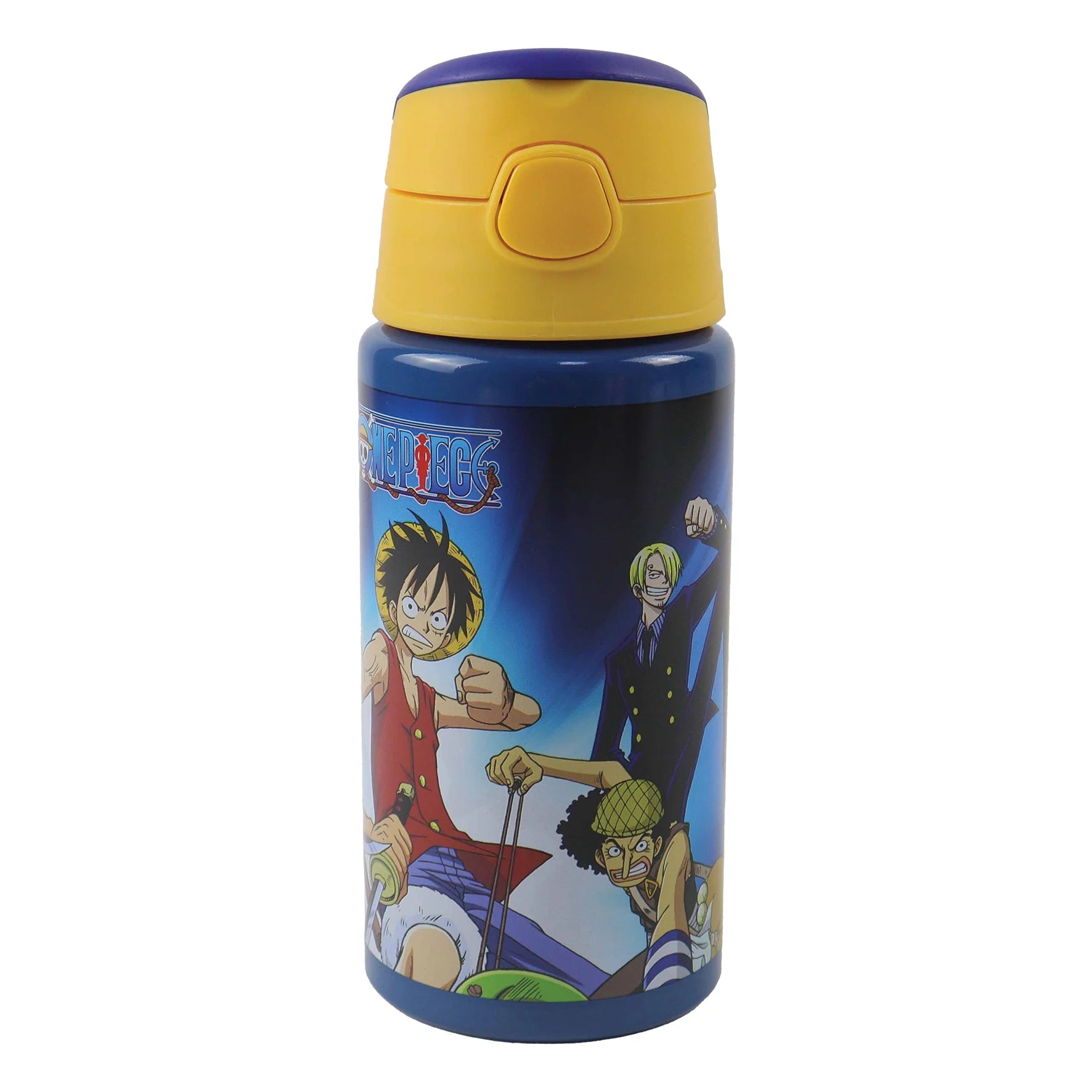 ONE PIECE - Aluminium Canteen Flip 500ml with straw