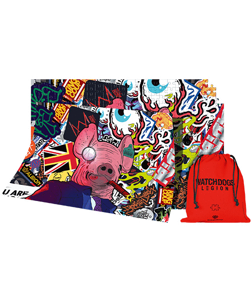 WATCH DOGS LEGION - Pig Mask - Premium Puzzle 1000P