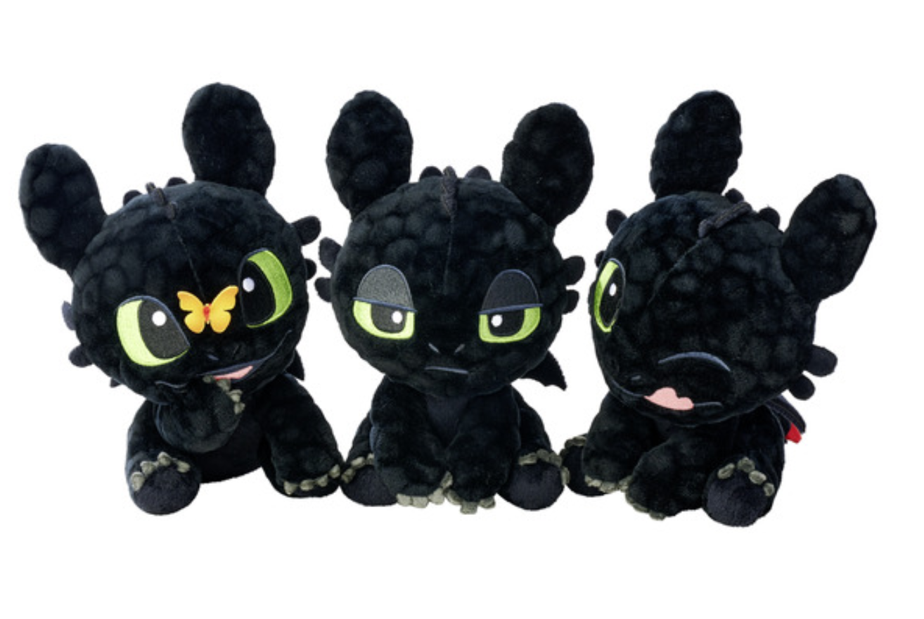 HTTD - Toothless - Assortment of 12 Plushs 3 Models - 18cm