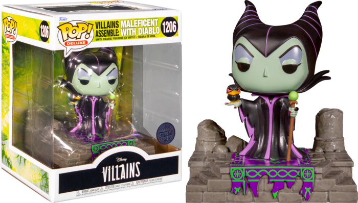 DISNEY - POP DELUXE N° 1206 - Maleficient with Diablo