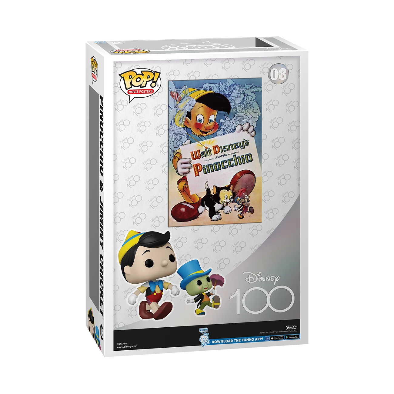 DISNEY - POP-Filmplakat Nr. 08 - Pinocchio