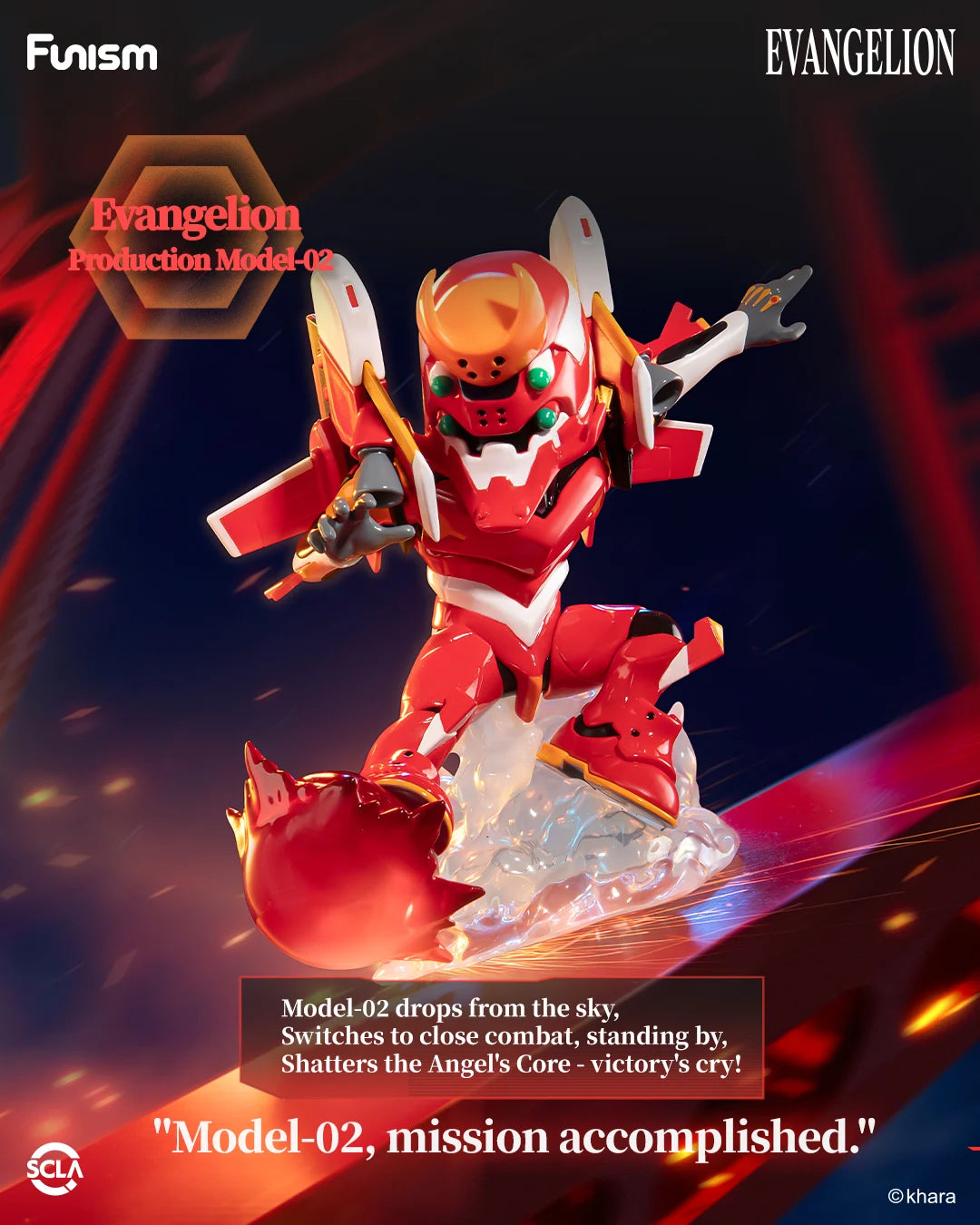 EVANGELION - EVA - Blind Box 8 Figure set 12cm