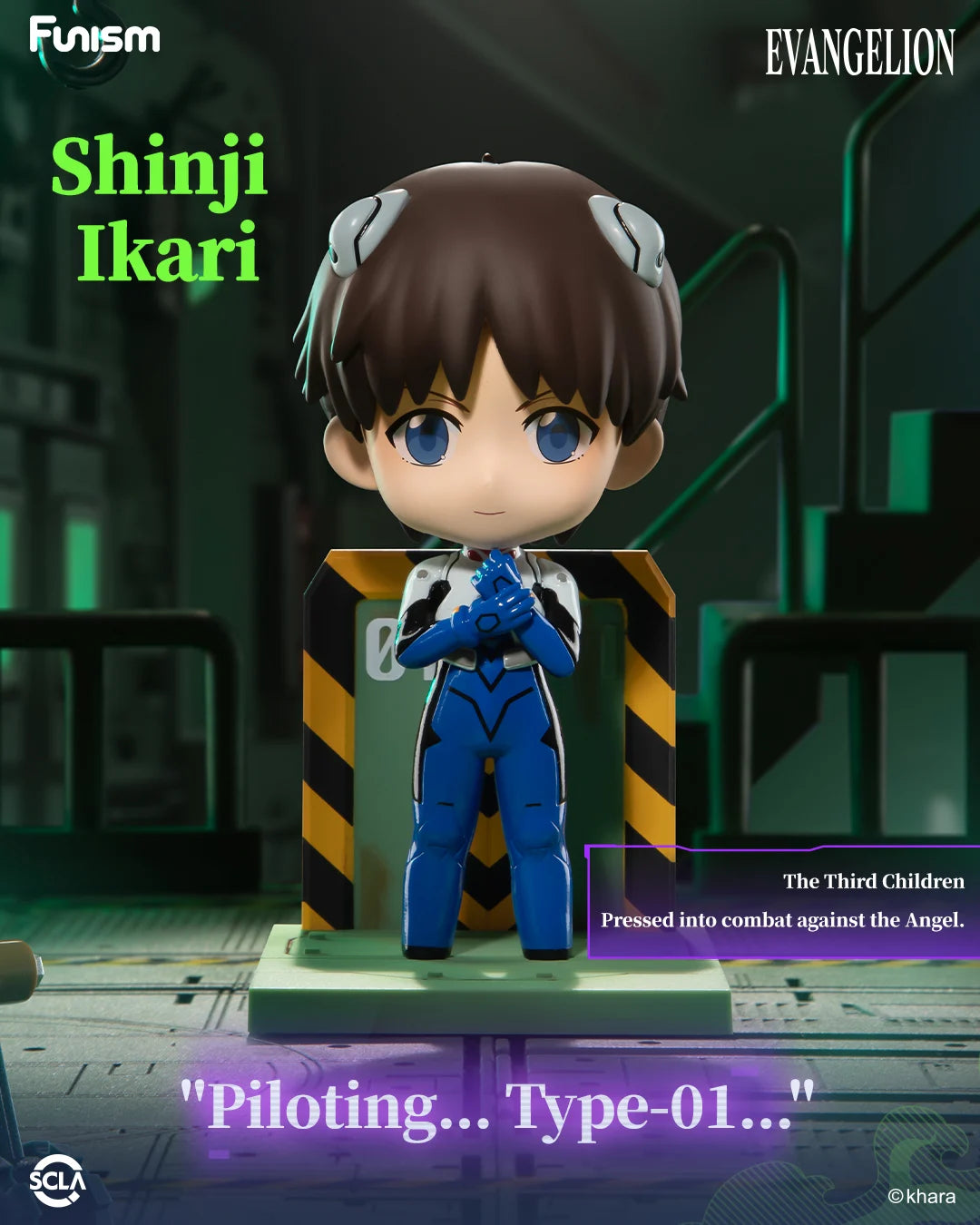 EVANGELION - EVA - Blind Box 8 Figure set 12cm