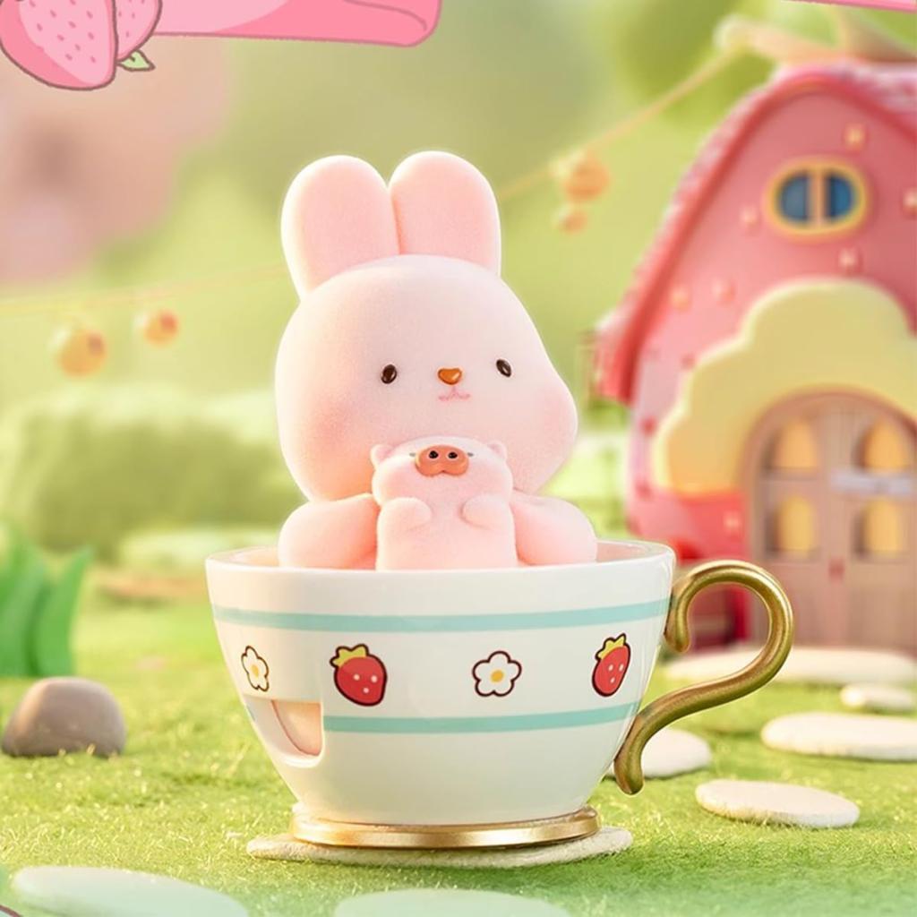 MOMO BUNNY - Strawberry Town - Blind Box Set 8 Figurine 10cm