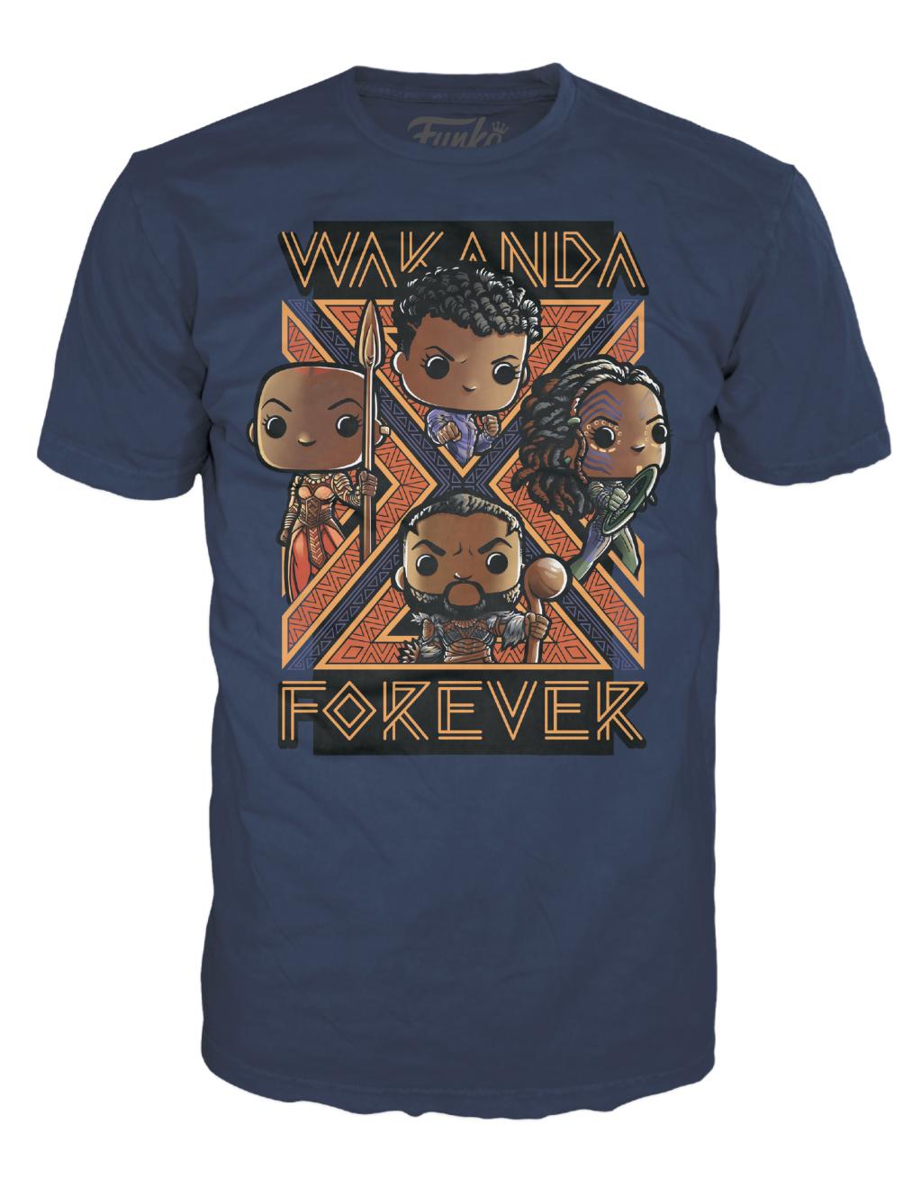 BLACK PANTHER WAKANDA FOREVER - Group - T-Shirt POP (L)