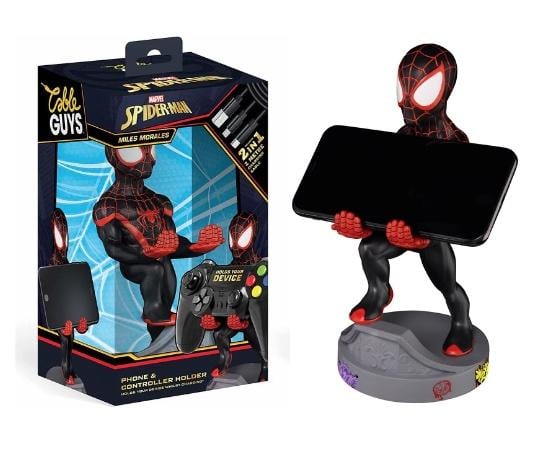 SPIDER-MAN MILES MORALES - Figure 20 cm - Controller & Phone Support