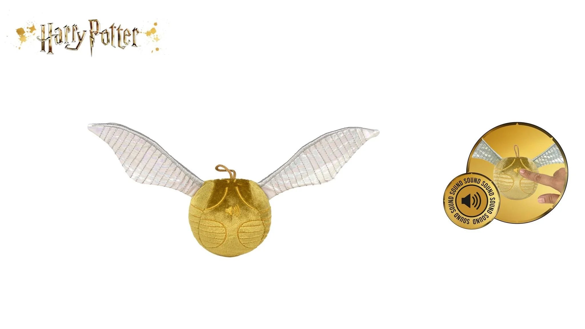 HARRY POTTER - Golden Snitch Plush With Sound - 22cm