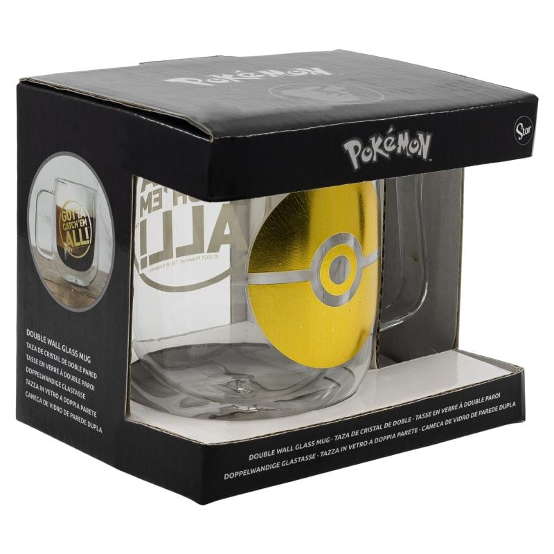 POKEMON - Pokeball - Glass Mug - 290 ml