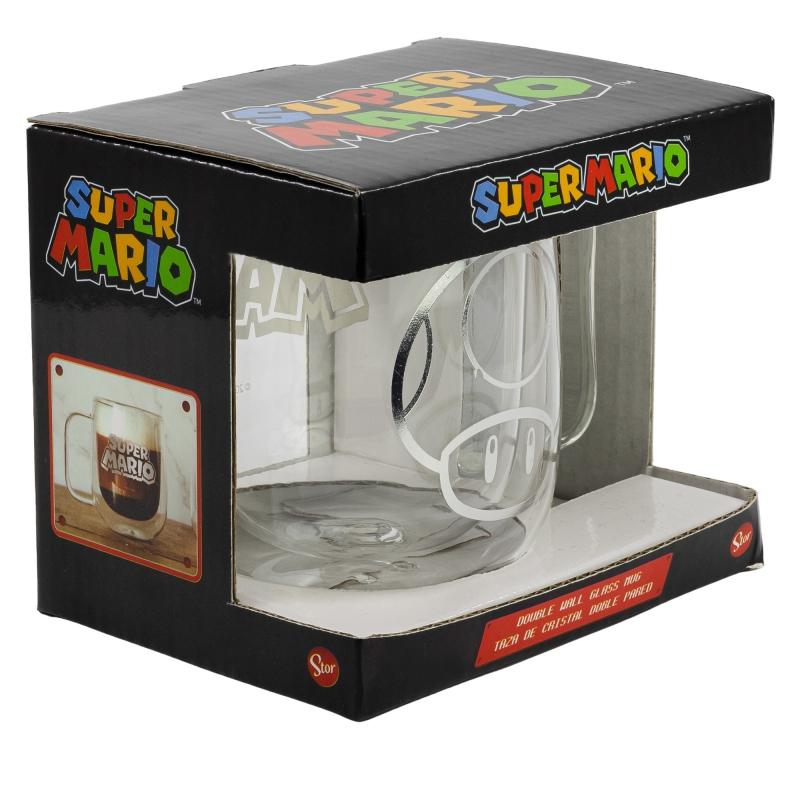 SUPER MARIO - Glass Mug - 290 ml