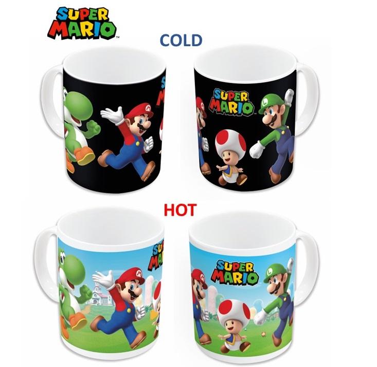 SUPER MARIO - Team - Heat Change Mug - 11 Oz