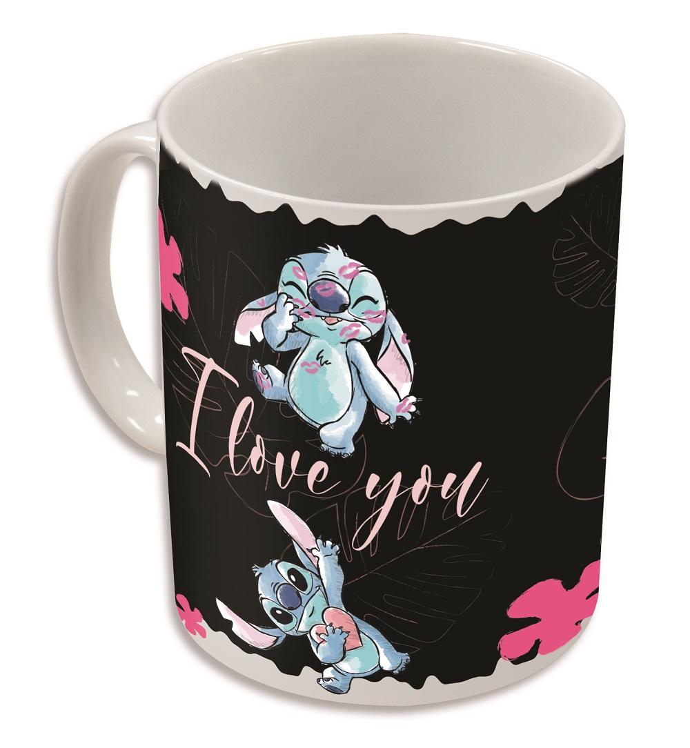 STITCH - I Love U - Heat Change Mug - 11 Oz