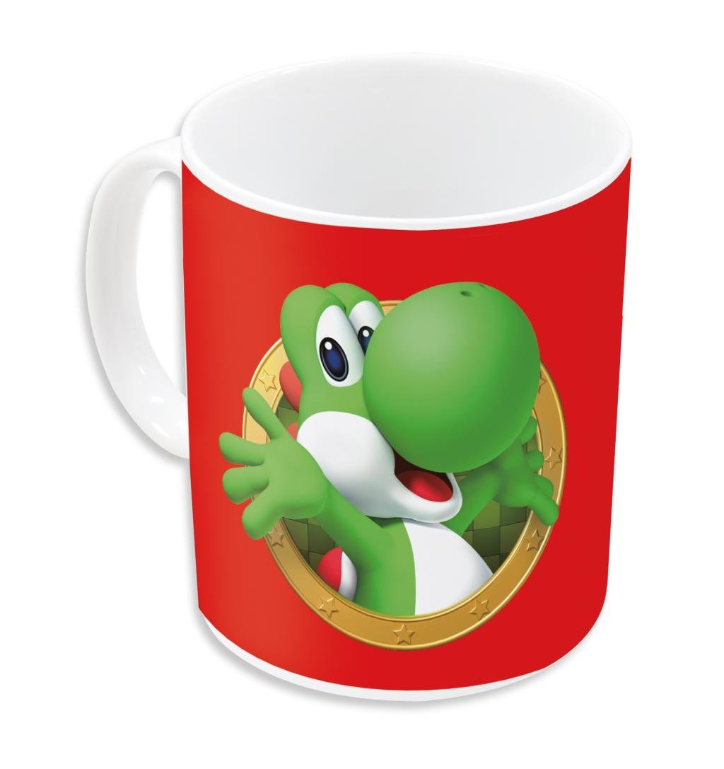 SUPER MARIO - Peach & Yoshi - Porcelain Mug 11oz