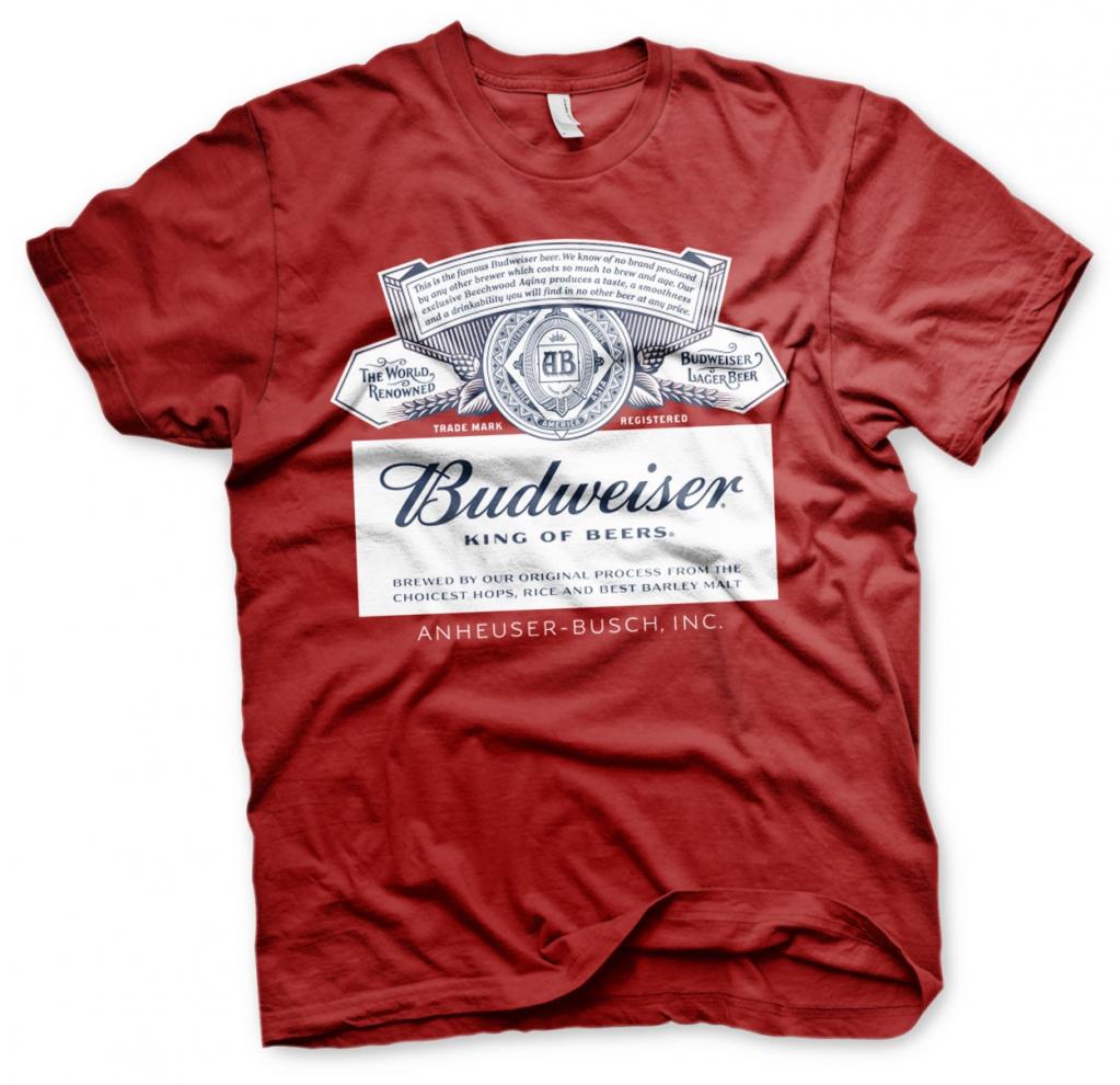 BEER - Budweiser Red Label - T-Shirt - (XXL)