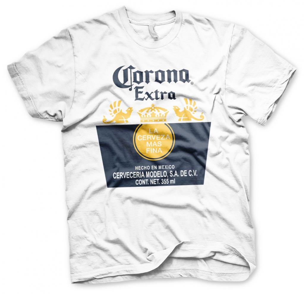 BEER - Corona Extra Label - T-Shirt - (M)